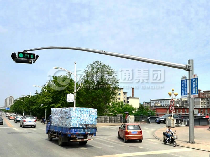 XHDG-048，吊籠式信號燈桿，吉林信號燈桿